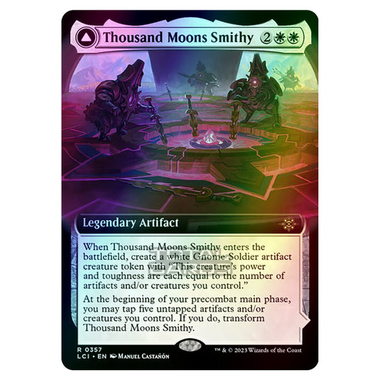 Magic The Gathering - The Lost Caverns of Ixalan - Thousand Moons Smithy // Barracks of the Thousand (Extended Art) - 0357 (Foil)