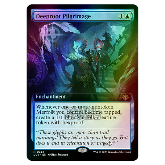 Magic The Gathering - The Lost Caverns of Ixalan - Deeproot Pilgrimage (Extended Art) - 0361 (Foil)