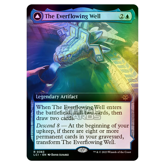 Magic The Gathering - The Lost Caverns of Ixalan - The Everflowing Well // The Myriad Pools (Extended Art) - 0363 (Foil)