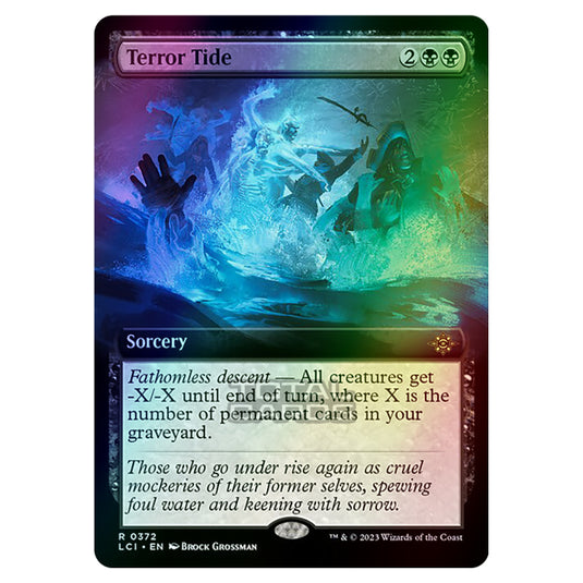 Magic The Gathering - The Lost Caverns of Ixalan - Terror Tide (Extended Art) - 0372 (Foil)