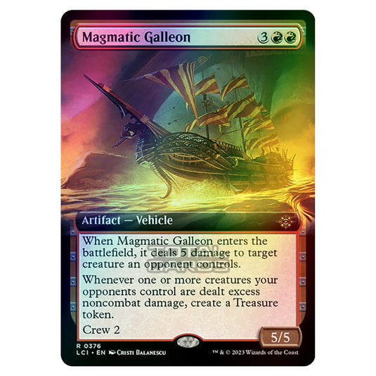 Magic The Gathering - The Lost Caverns of Ixalan - Magmatic Galleon (Extended Art) - 0376 (Foil)