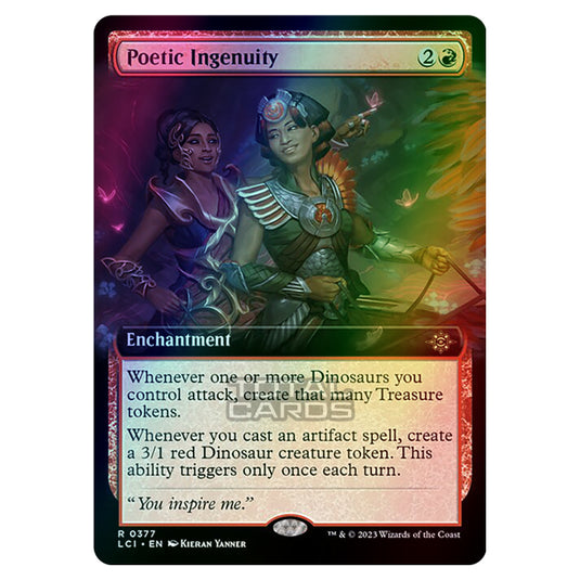 Magic The Gathering - The Lost Caverns of Ixalan - Poetic Ingenuity (Extended Art) - 0377 (Foil)