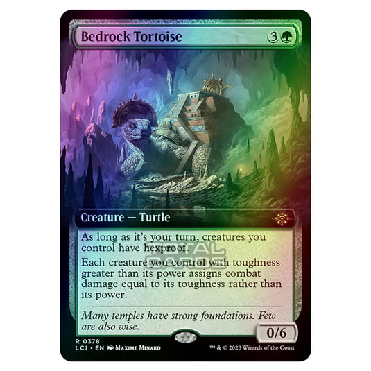 Magic The Gathering - The Lost Caverns of Ixalan - Bedrock Tortoise (Extended Art) - 0378 (Foil)