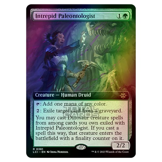 Magic The Gathering - The Lost Caverns of Ixalan - Intrepid Paleontologist (Extended Art) - 0381 (Foil)