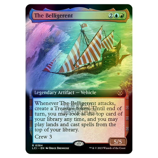 Magic The Gathering - The Lost Caverns of Ixalan - The Belligerent (Extended Art) - 0384 (Foil)