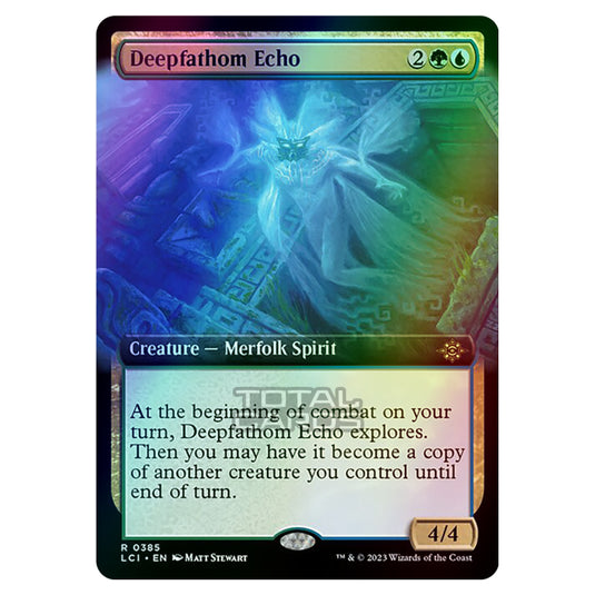 Magic The Gathering - The Lost Caverns of Ixalan - Deepfathom Echo (Extended Art) - 0385 (Foil)