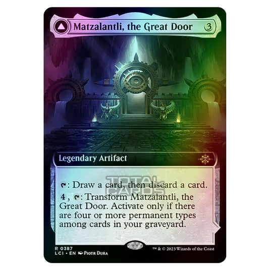 Magic The Gathering - The Lost Caverns of Ixalan - Matzalantli, the Great Door // The Core (Extended Art) - 0387 (Foil)
