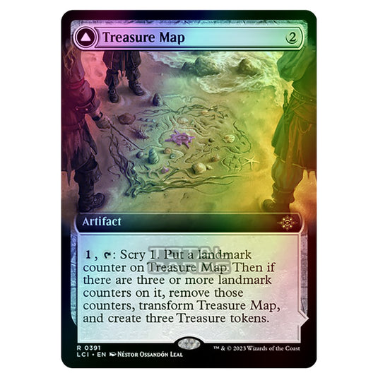 Magic The Gathering - The Lost Caverns of Ixalan - Treasure Map // Treasure Cove (Extended Art) - 0391 (Foil)