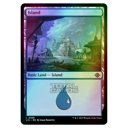 Magic The Gathering - The Lost Caverns of Ixalan - Island - 0396 (Foil)