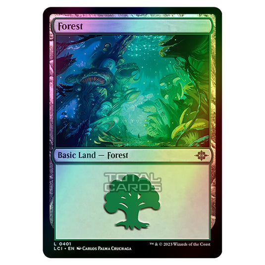 Magic The Gathering - The Lost Caverns of Ixalan - Forest - 0401 (Foil)