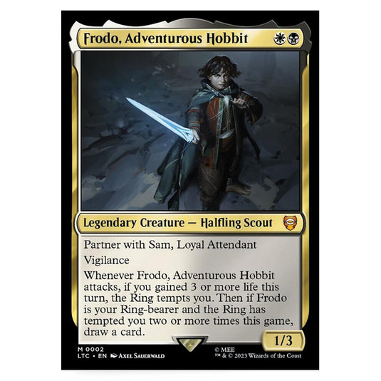 Magic The Gathering - The Lord of the Rings - Tales of Middle-Earth - Commander - Frodo, Adventurous Hobbit - 0002