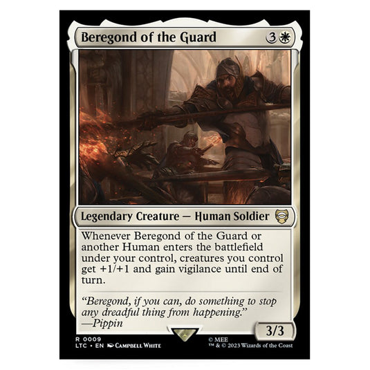 Magic The Gathering - The Lord of the Rings - Tales of Middle-Earth - Commander - Beregond of the Guard - 0009