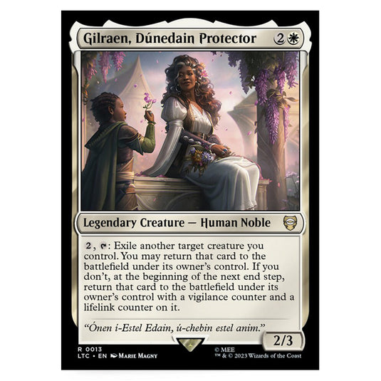 Magic The Gathering - The Lord of the Rings - Tales of Middle-Earth - Commander - Gilraen, Dúnedain Protector - 0013