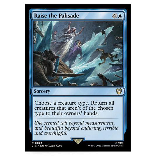 Magic The Gathering - The Lord of the Rings - Tales of Middle-Earth - Commander - Raise the Palisade - 0023