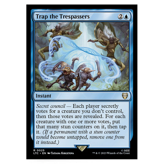 Magic The Gathering - The Lord of the Rings - Tales of Middle-Earth - Commander - Trap the Trespassers - 0025