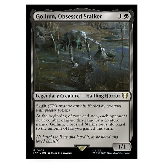 Magic The Gathering - The Lord of the Rings - Tales of Middle-Earth - Commander - Gollum, Obsessed Stalker - 0026