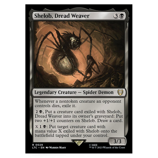 Magic The Gathering - The Lord of the Rings - Tales of Middle-Earth - Commander - Shelob, Dread Weaver - 0029