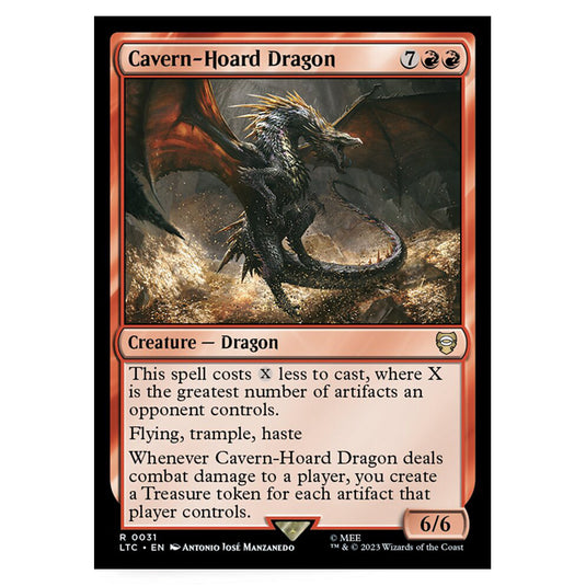 Magic The Gathering - The Lord of the Rings - Tales of Middle-Earth - Commander - Cavern-Hoard Dragon - 0031