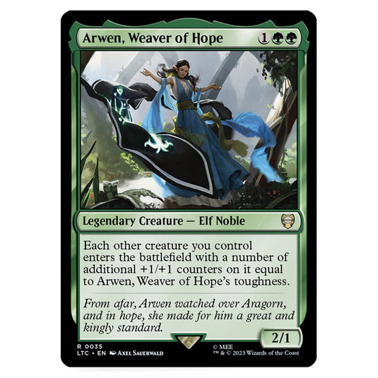 Magic The Gathering - The Lord of the Rings - Tales of Middle-Earth - Commander - Arwen, Weaver of Hope - 0035