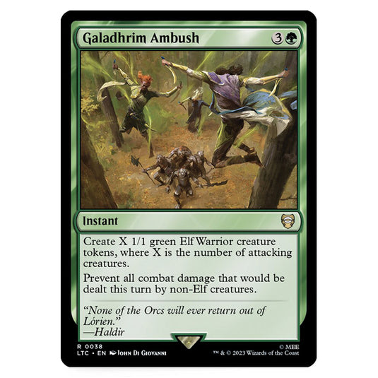 Magic The Gathering - The Lord of the Rings - Tales of Middle-Earth - Commander - Galadhrim Ambush - 0038