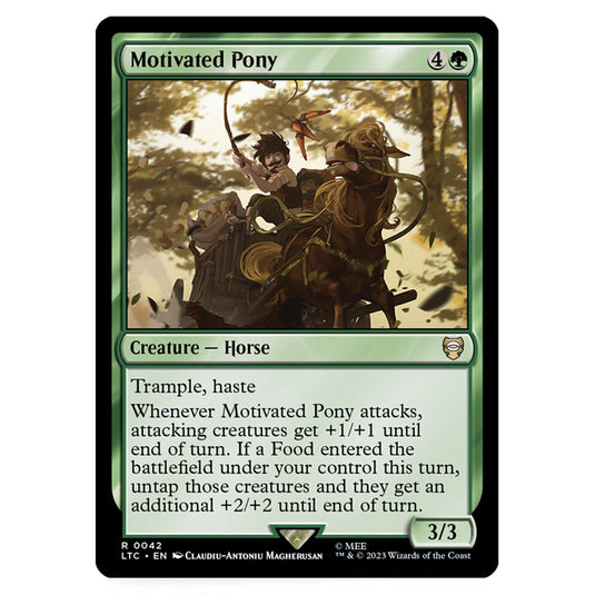 Magic The Gathering - The Lord of the Rings - Tales of Middle-Earth - Commander - Motivated Pony - 0042