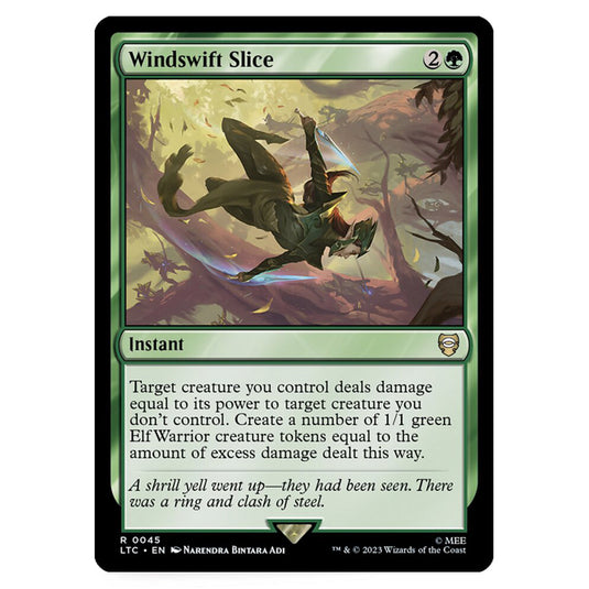 Magic The Gathering - The Lord of the Rings - Tales of Middle-Earth - Commander - Windswift Slice - 0045