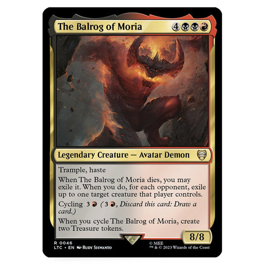 Magic The Gathering - The Lord of the Rings - Tales of Middle-Earth - Commander - The Balrog of Moria - 0046