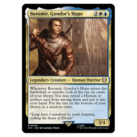 Magic The Gathering - The Lord of the Rings - Tales of Middle-Earth - Commander - Boromir, Gondor's Hope - 0049