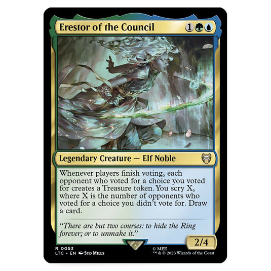 Magic The Gathering - The Lord of the Rings - Tales of Middle-Earth - Commander - Erestor of the Council - 0053