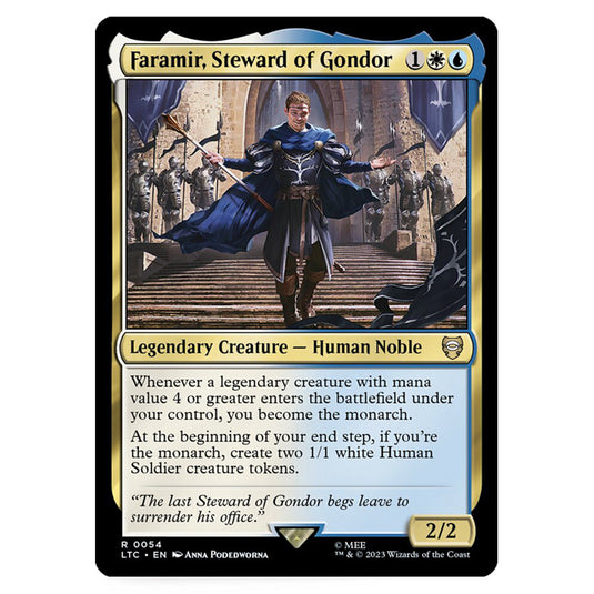 Magic The Gathering - The Lord of the Rings - Tales of Middle-Earth - Commander - Faramir, Steward of Gondor - 0054