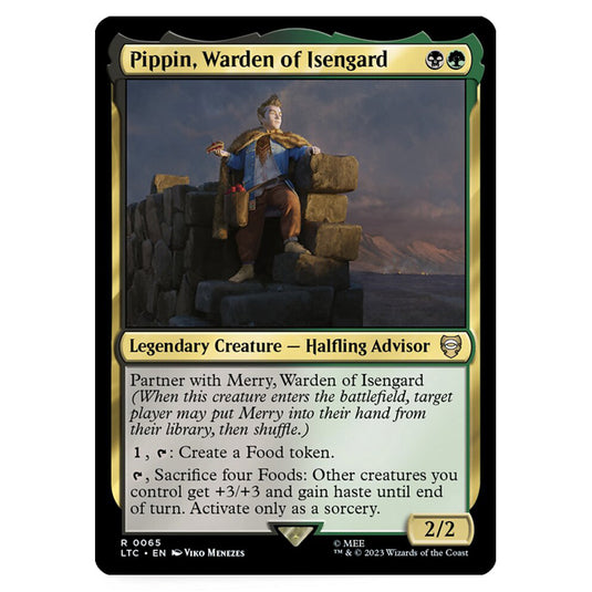 Magic The Gathering - The Lord of the Rings - Tales of Middle-Earth - Commander - Pippin, Warden of Isengard - 0065