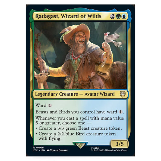 Magic The Gathering - The Lord of the Rings - Tales of Middle-Earth - Commander - Radagast, Wizard of Wilds - 0066