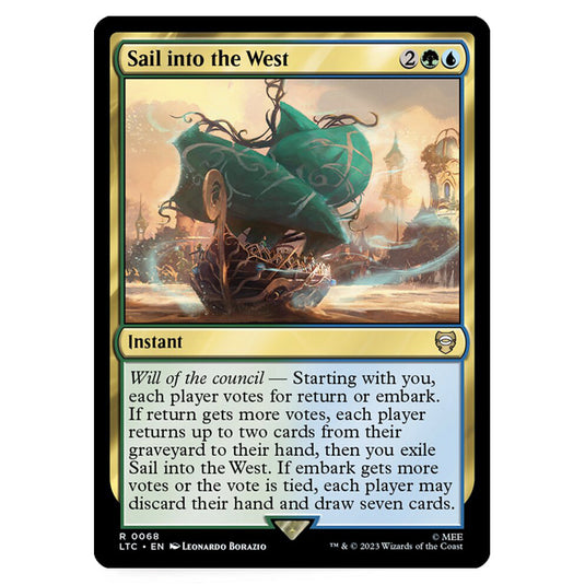 Magic The Gathering - The Lord of the Rings - Tales of Middle-Earth - Commander - Sail into the West - 0068