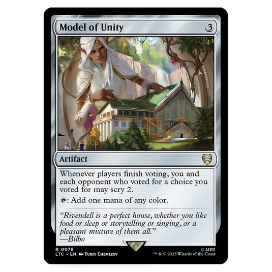 Magic The Gathering - The Lord of the Rings - Tales of Middle-Earth - Commander - Model of Unity - 0078