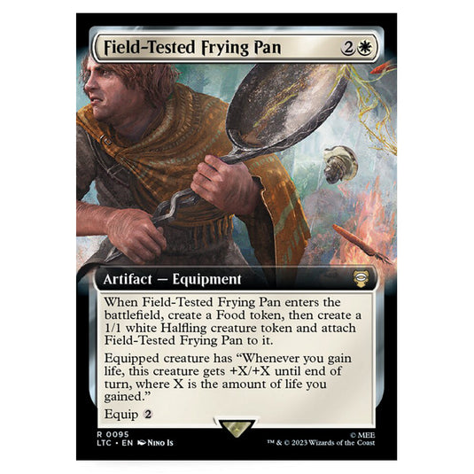 Magic The Gathering - The Lord of the Rings - Tales of Middle-Earth - Commander - Field-Tested Frying Pan (Extended Art Card)  - 0095