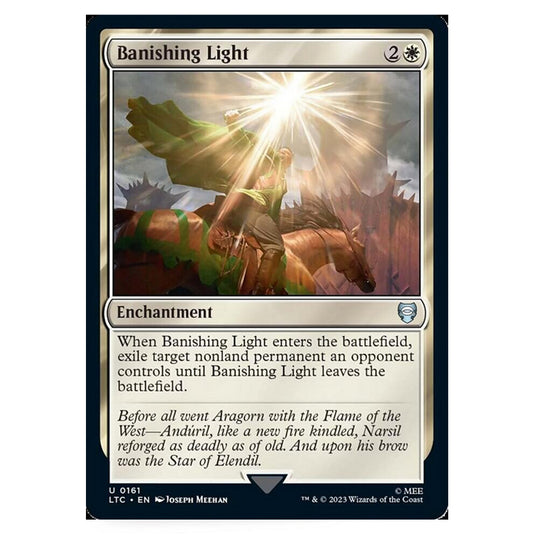 Magic The Gathering - The Lord of the Rings - Tales of Middle-Earth - Commander - Banishing Light - 0161