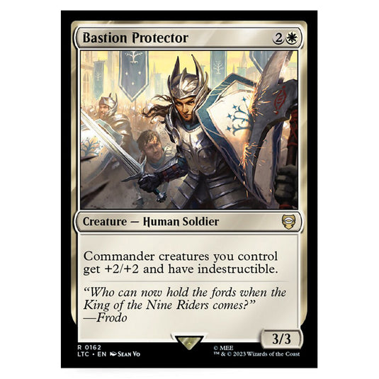 Magic The Gathering - The Lord of the Rings - Tales of Middle-Earth - Commander - Bastion Protector - 0162