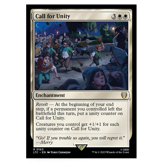 Magic The Gathering - The Lord of the Rings - Tales of Middle-Earth - Commander - Call for Unity - 0163