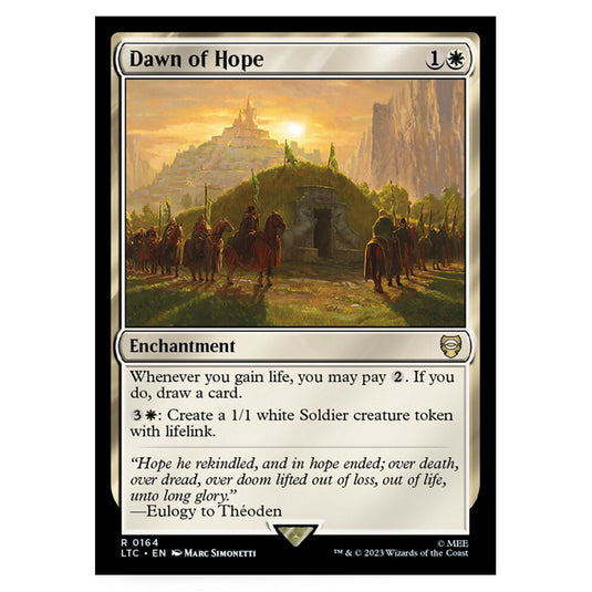 Magic The Gathering - The Lord of the Rings - Tales of Middle-Earth - Commander - Dawn of Hope - 0164