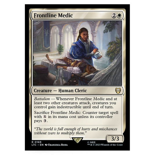 Magic The Gathering - The Lord of the Rings - Tales of Middle-Earth - Commander - Frontline Medic - 0169