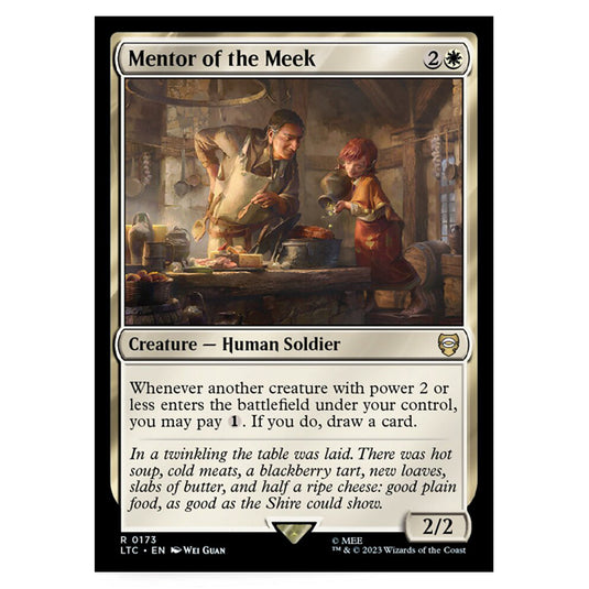 Magic The Gathering - The Lord of the Rings - Tales of Middle-Earth - Commander - Mentor of the Meek - 0173