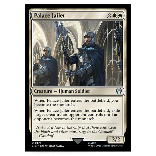 Magic The Gathering - The Lord of the Rings - Tales of Middle-Earth - Commander - Palace Jailer - 0174