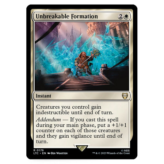 Magic The Gathering - The Lord of the Rings - Tales of Middle-Earth - Commander - Unbreakable Formation - 0179