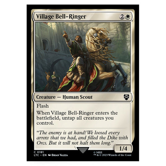 Magic The Gathering - The Lord of the Rings - Tales of Middle-Earth - Commander - Village Bell-Ringer - 0181