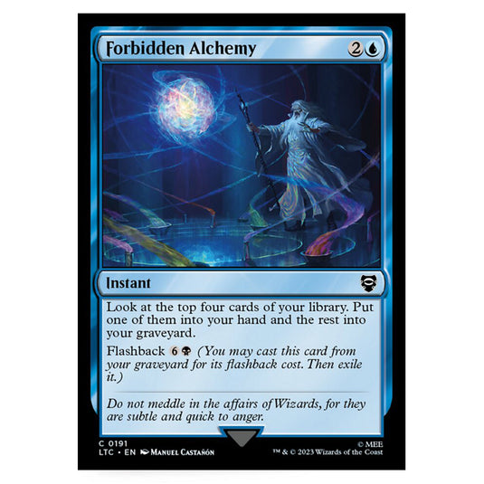 Magic The Gathering - The Lord of the Rings - Tales of Middle-Earth - Commander - Forbidden Alchemy - 0191