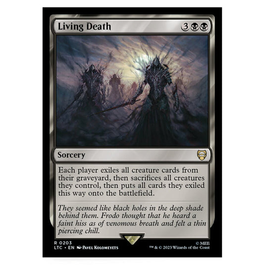 Magic The Gathering - The Lord of the Rings - Tales of Middle-Earth - Commander - Living Death - 0203