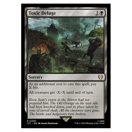 Magic The Gathering - The Lord of the Rings - Tales of Middle-Earth - Commander - Toxic Deluge - 0209