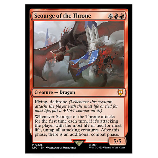 Magic The Gathering - The Lord of the Rings - Tales of Middle-Earth - Commander - Scourge of the Throne - 0225