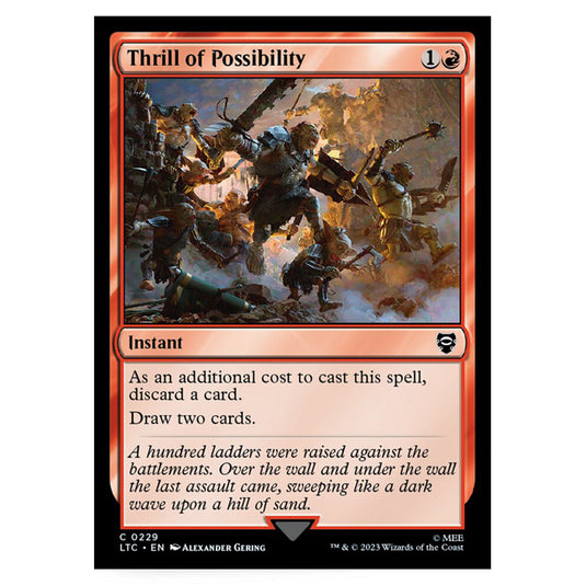 Magic The Gathering - The Lord of the Rings - Tales of Middle-Earth - Commander - Thrill of Possibility - 0229