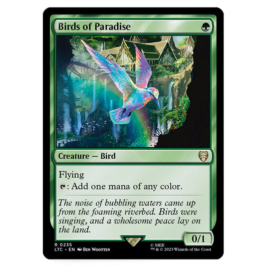 Magic The Gathering - The Lord of the Rings - Tales of Middle-Earth - Commander - Birds of Paradise - 0235